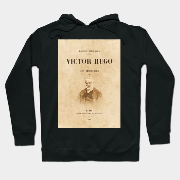 Victor Hugo - Les Miserables, book Hoodie by Labonneepoque